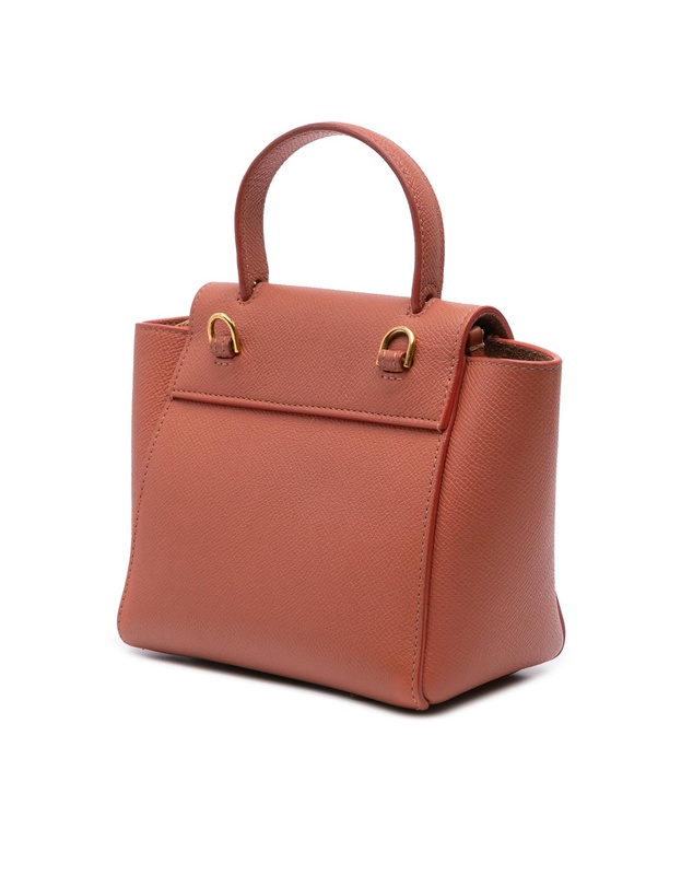 Pre-Loved by Azura Reborn - Pre-Loved celine Elegant Leather Top Handle Bag with Adjustable Shoulder Strap