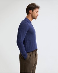 Oxford - Blair Polo Collar Merino Knit
