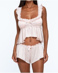 One Empire - Eska Pink Cami Short Set