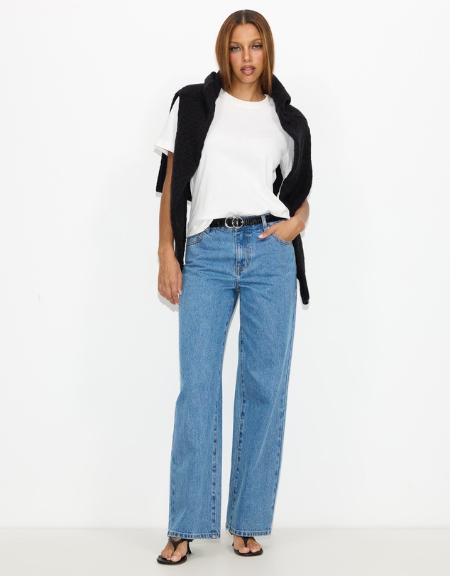 Dazie - Rome Baggy Low Rise Denim Jeans