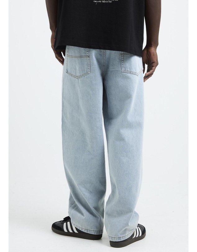 Black Noise White Rain - Raven Relaxed Denim Jeans