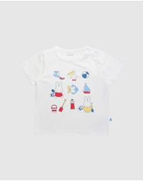 Kynd Baby - Miffy Tee in Snow White
