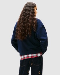 Tommy Jeans - Boxy Tommy Applique Crew Neck