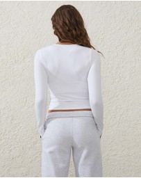 Cotton On Body Active - Ultra Soft Fitted Long Sleeve Top