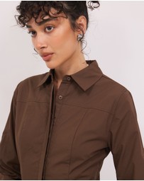 Calli - Kayanne Maxi Shirt Dress