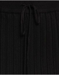 Petal & Pup - Richelle Ribbed Knit Skirt Set - Black