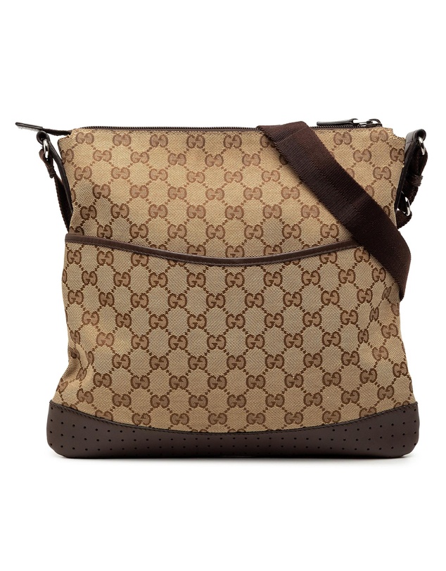 Gucci - Pre-Loved GG Canvas Crossbody