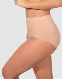 B Free Intimate Apparel - Seamless Cotton Full Briefs - 3 Pack
