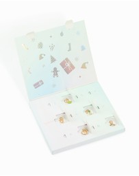 Lovisa - Kids Blue Gold Charm Bracelet 12-Day Advent Calendar
