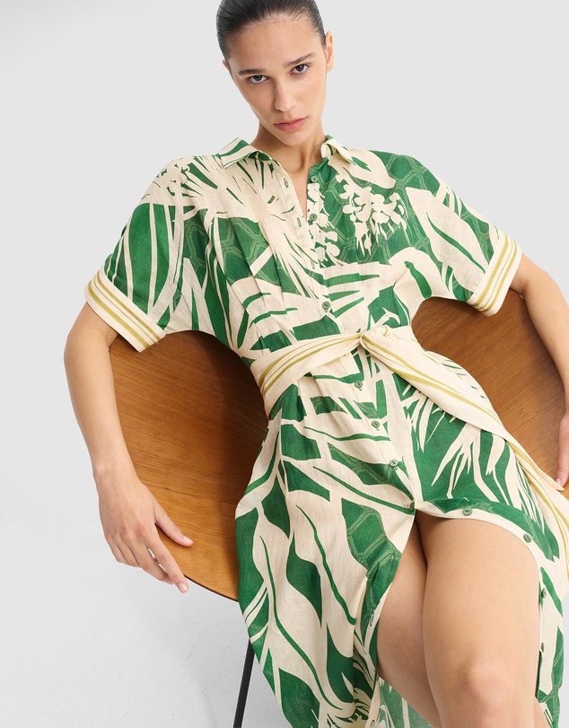Morrison - Sorrento Linen Shirt Dress