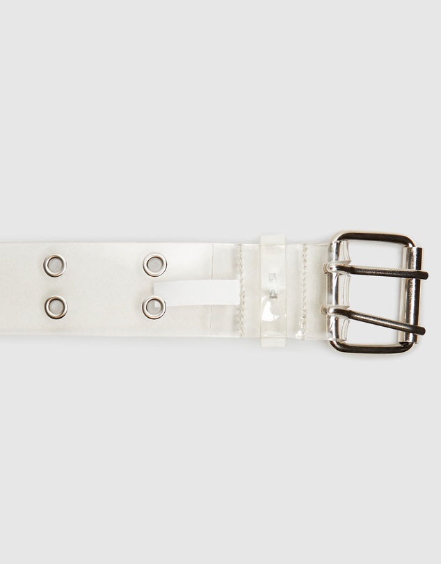 Neon Hart - Mitzi Clear Eyelet Belt