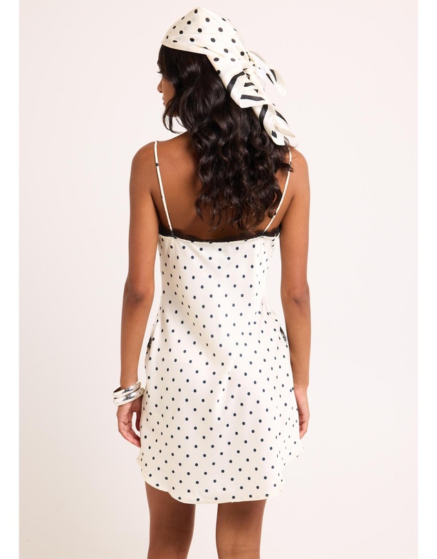 Alice In The Eve - Pamela Polka Slip Mini Dress