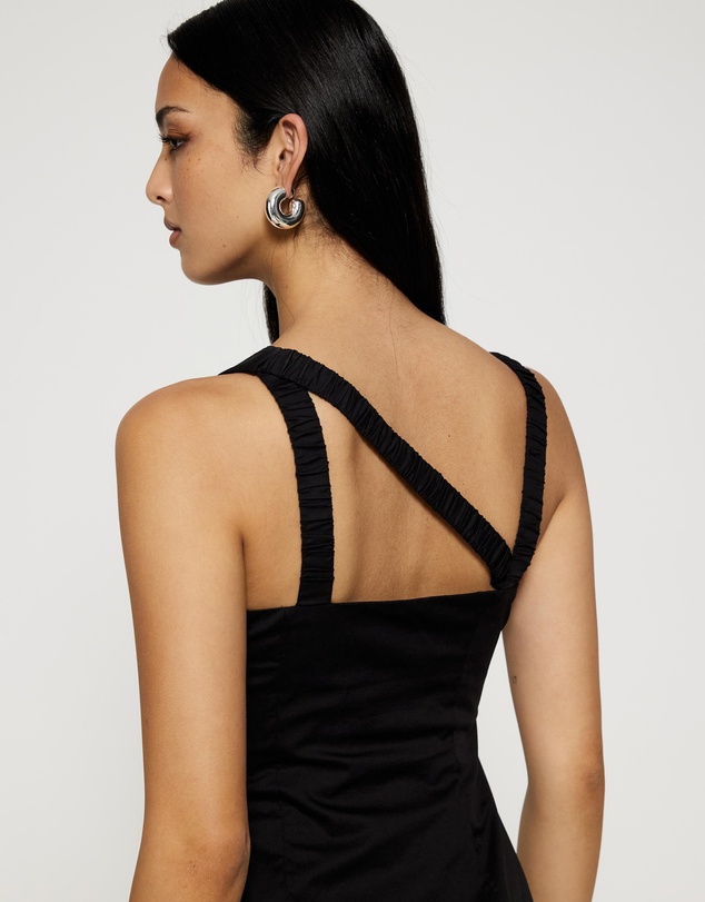 Lover - Kilian Asymmetric Tuck Mini Dress