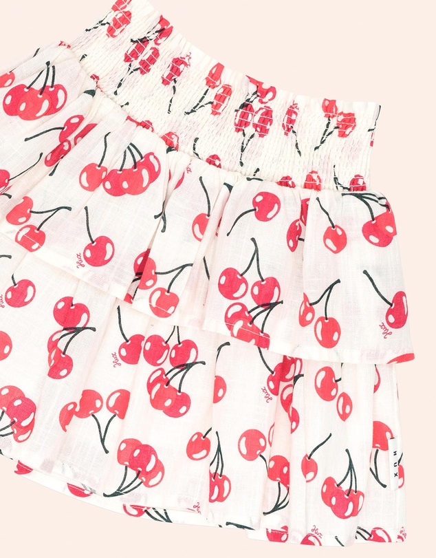 Huxbaby - Cherry Tiered Skirt - ICONIC EXCLUSIVE - Babies-Kids