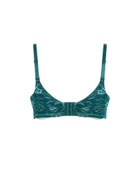 City Chic - Plus size Martine Uplift Bra - deep teal