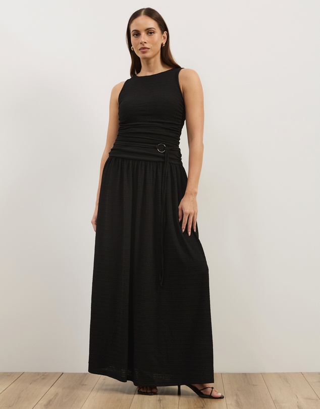 Atmos&Here - Zoe Drop Waist Maxi Dress