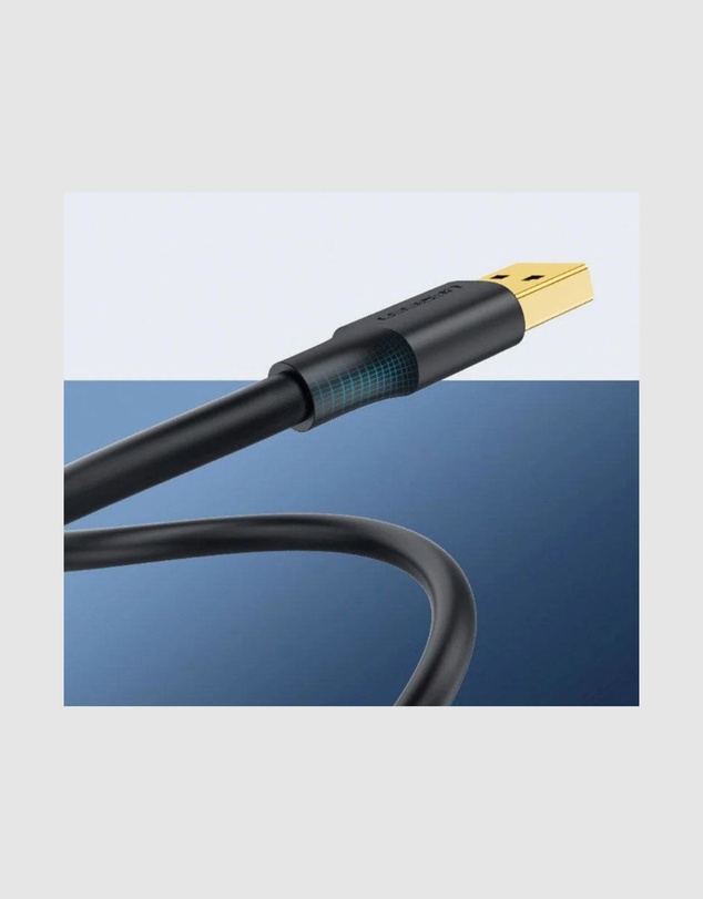 Ugreen - UGREEN USB-A 3.0 Male to Male Cable – 1m 5Gbps Data Transfer Black