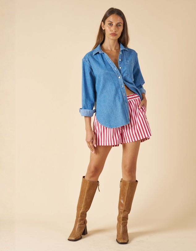 CAMIXA - Shoshana Striped Shorts