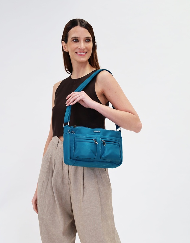 Pierre Cardin - Pierre Cardin  Nylon Anti-Theft Cross Body Bag