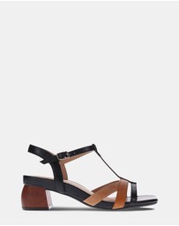 Mia Vita - Yass Heeled Sandal - Black Multi