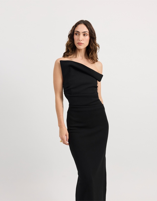 TOJHA - TACOMA MAXI DRESS - BLACK