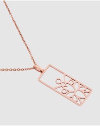 Pastiche - White Orchid Necklace