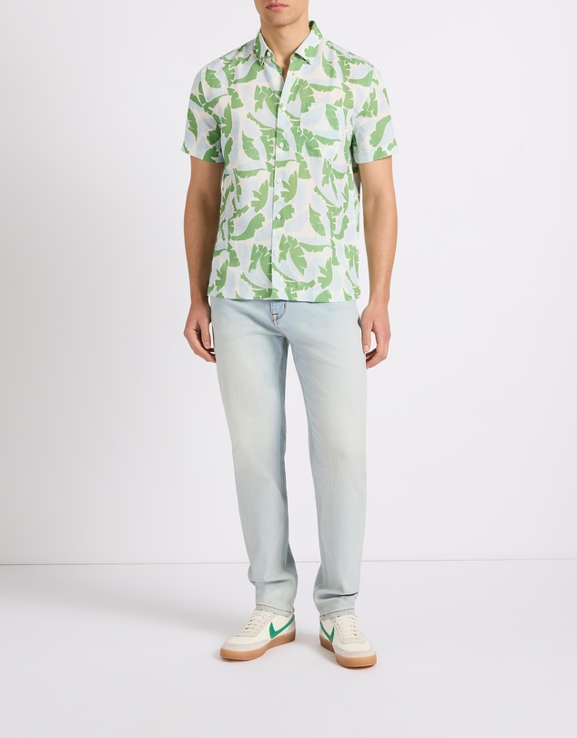 Marcs - Identity Leaf Linen Mix Shirt