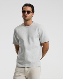 Calibre - Relaxed Double Knit T-shirt Grey Marl