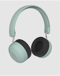 Kreafunk - Kreafunk Kids Buzz Bluetooth Headphones W/ Anc - Dusty Green