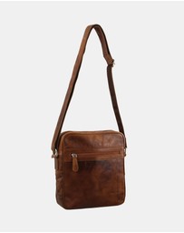 Pierre Cardin - Pierre Cardin Rustic Leather iPad Bag