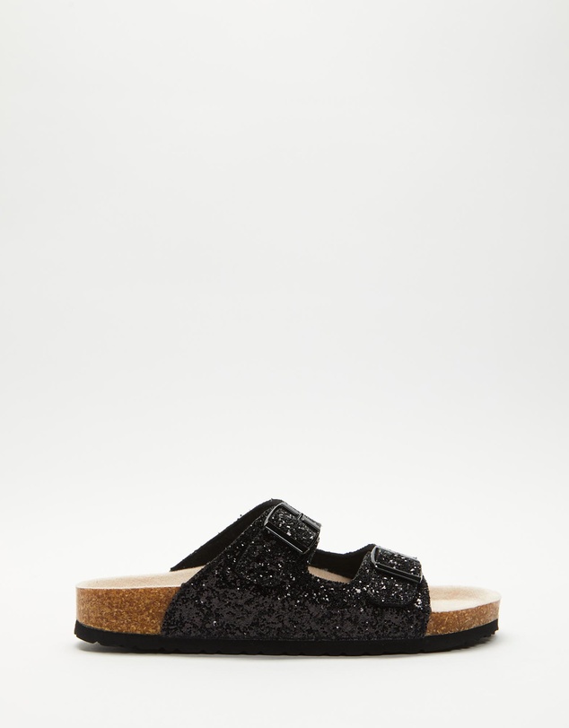 Holster - Farah Glitter Slide - Black - Women's