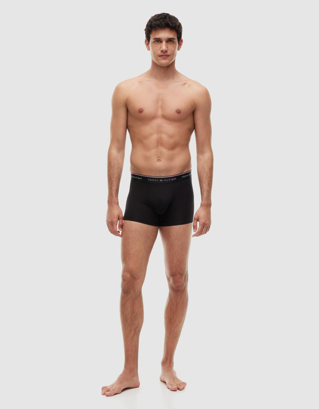 Tommy Hilfiger - 3-Pack Global Stripe Logo Waistband Trunks