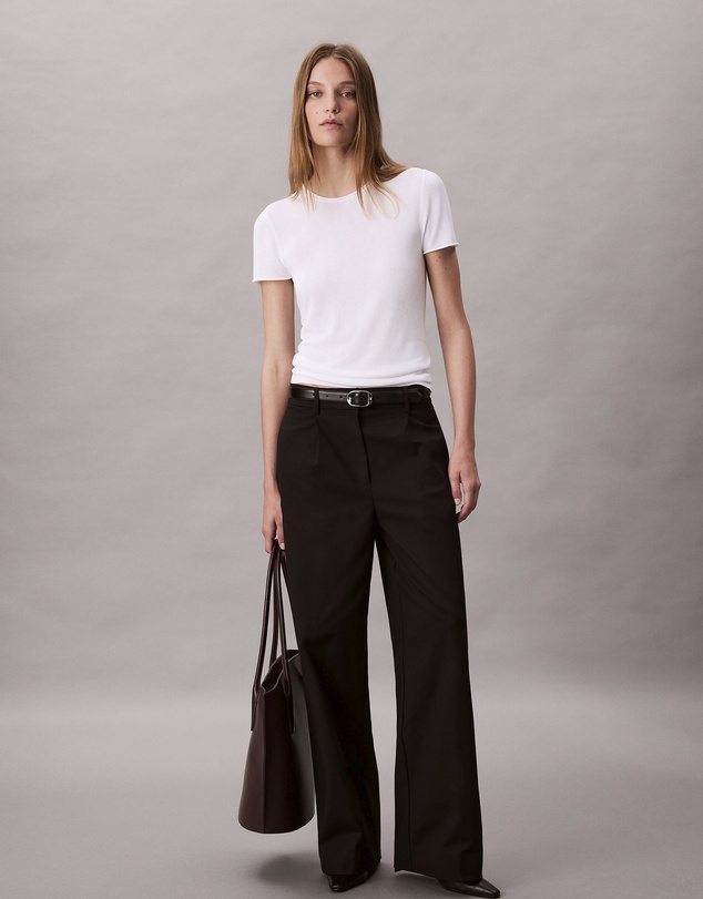Calvin Klein - Fine Rib Slim T-Shirt