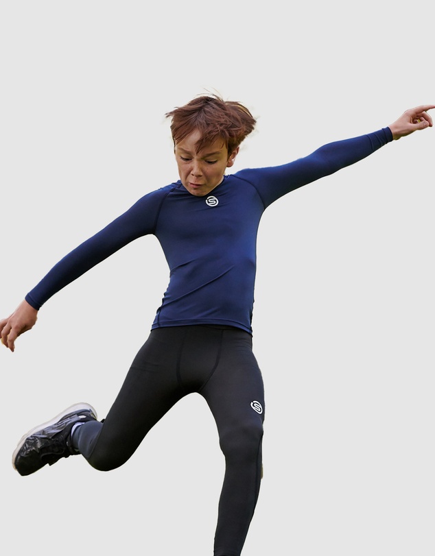 SKINS - Youth Compression Long Tights - Black
