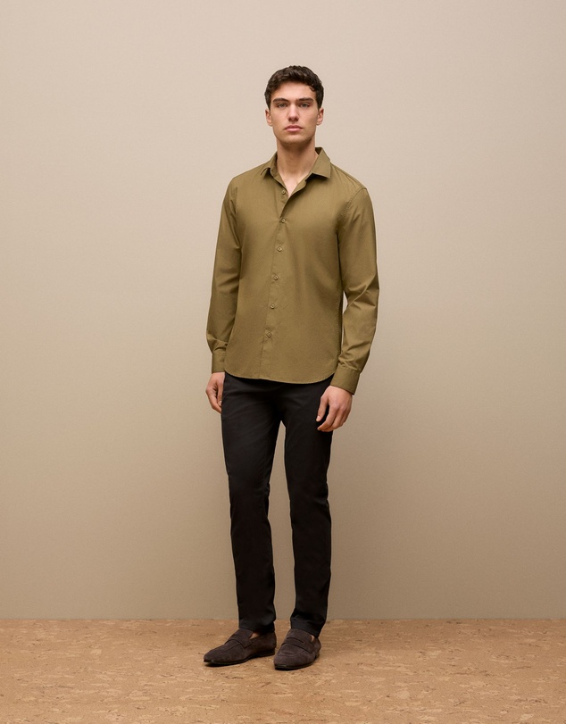 Trenery - Slim Fit Chino Pant in Black