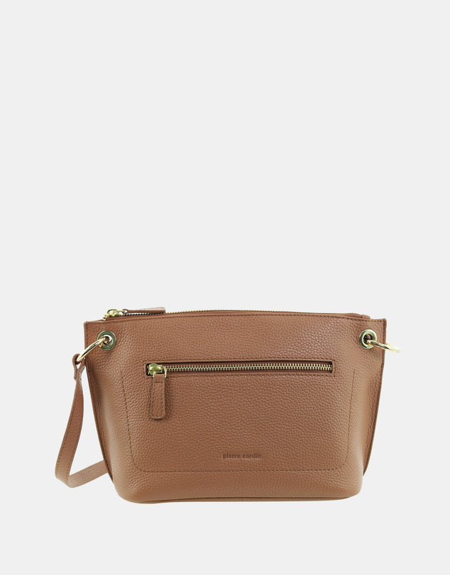 Pierre Cardin - Pierre Cardin Genuine Leather Crossbody Bag