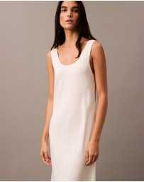 Calvin Klein - Satin Midi Slip Dress