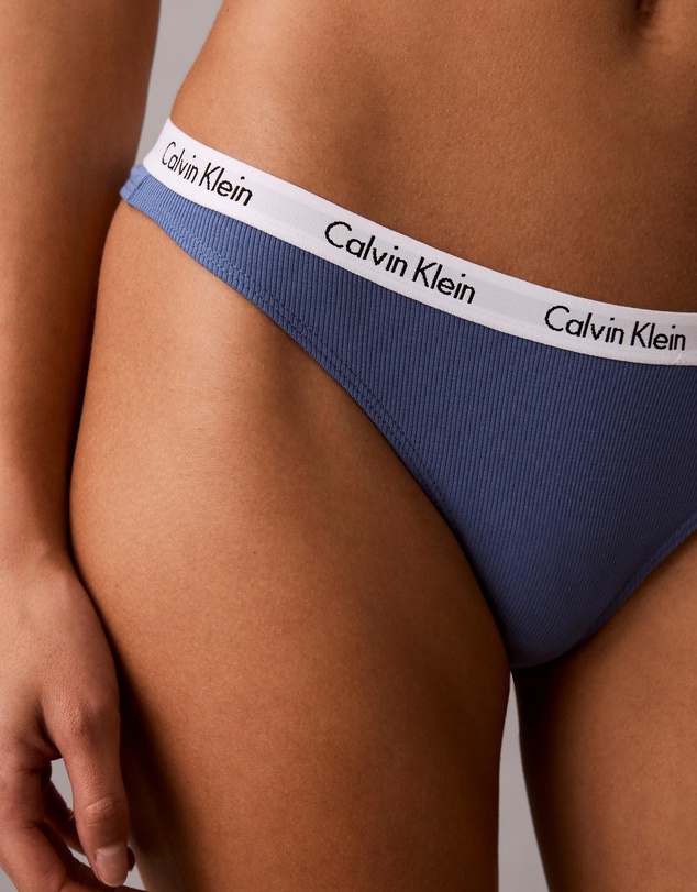 Calvin Klein - 3-Pack Cotton Rib Thongs
