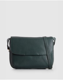Evity - Sofia Leather Flap Crossbody Bag