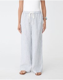 Forcast - Milos Wide Leg Linen Pants