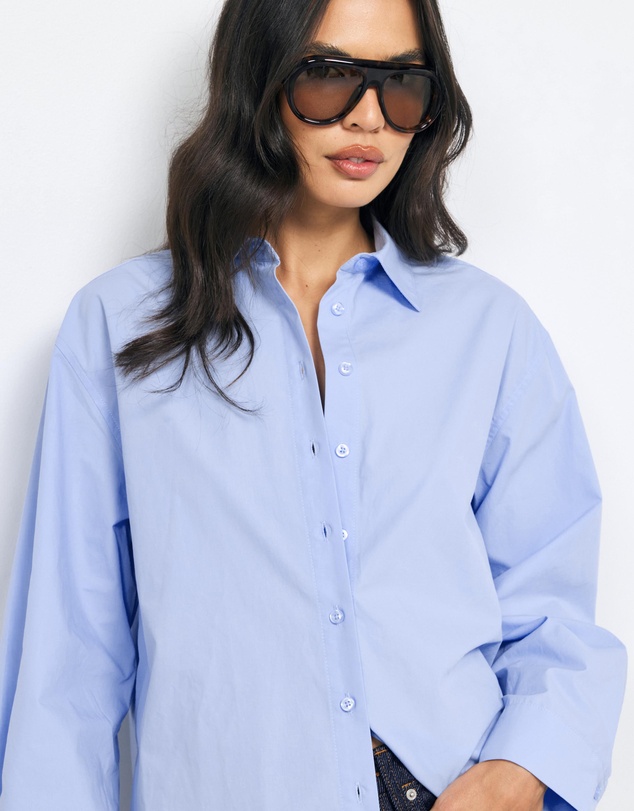 AERE - Freya Oversized Organic Cotton Shirt