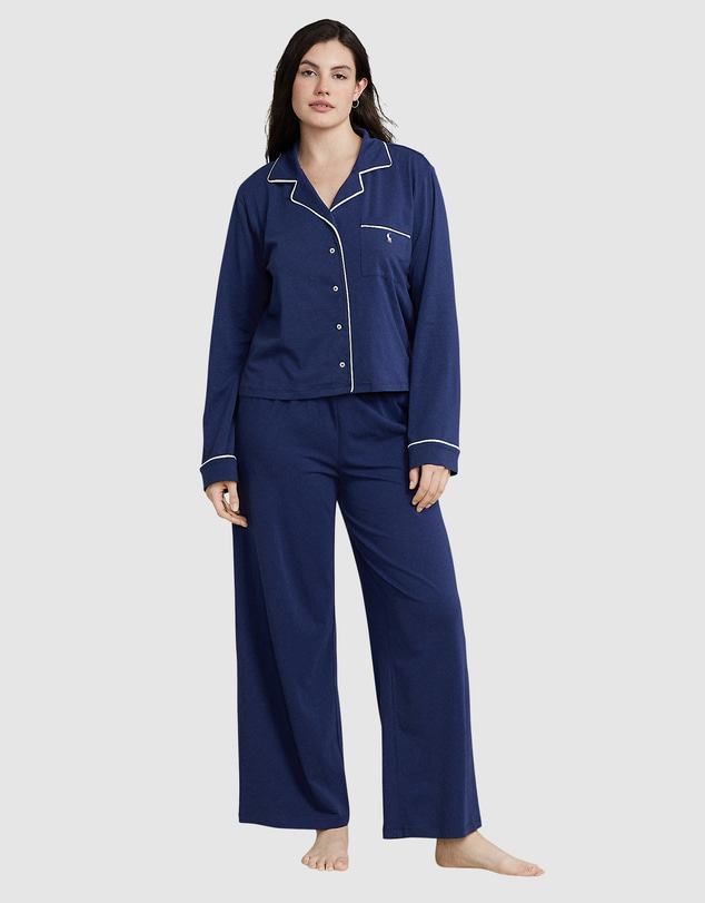 Polo Ralph Lauren - Polo Essentials Long Sleeve Cotton Jersey Pyjama Set