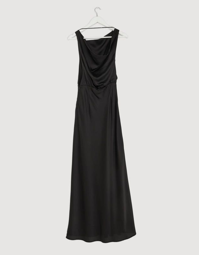 Revibe - Repaired CHANCERY Sharni Drape Top Maxi Dress - AU 6