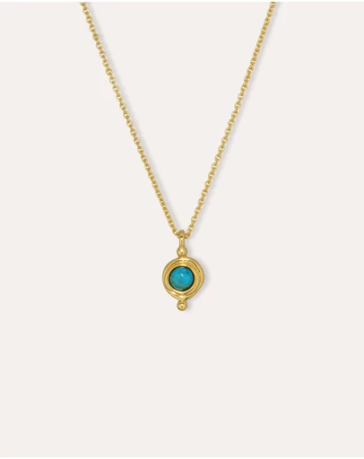 Ottoman Hands - December Birthstone Pendant Necklace