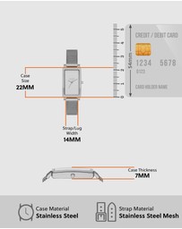 Skagen - Hagen Silver Tone Analogue Watch
