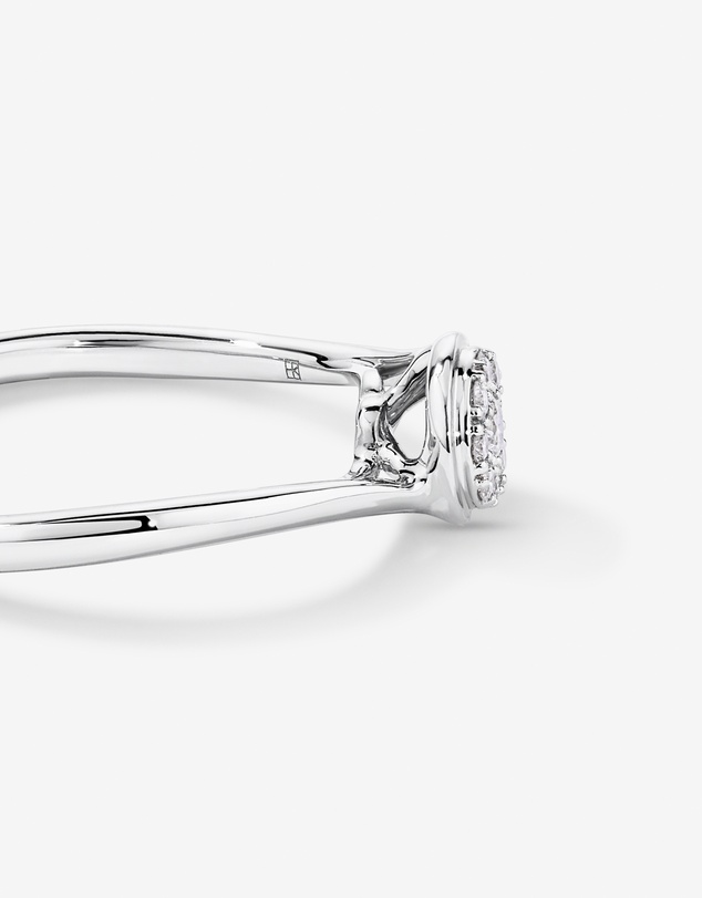 Michael Hill - 0.12 TW Diamond Promise Ring in Sterling Silver