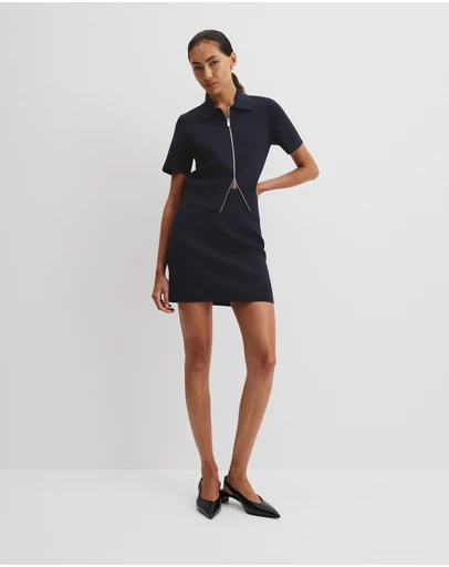 Country Road - Compact Knit Mini Skirt