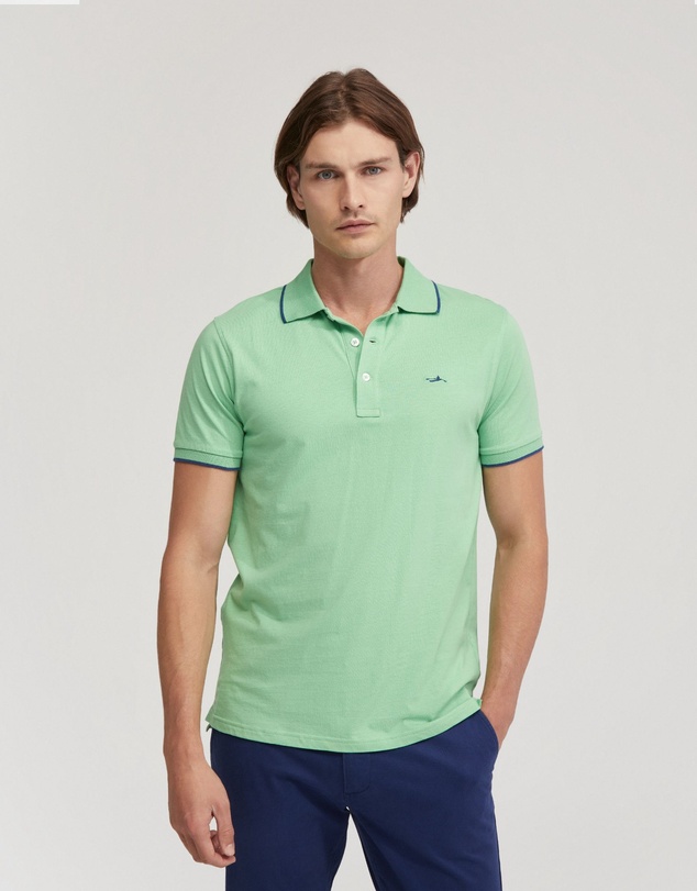 Oxford - Henry Cotton Tipping Jersey Polo