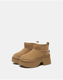 EVERAU - EverAU Ugg Ariel Platform Cow Suede Upper UGG Boots