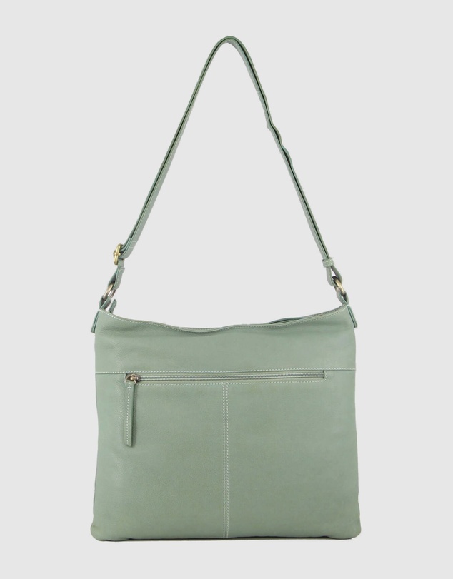 Pierre Cardin - Woven Leather Flap Cross-Body Bag